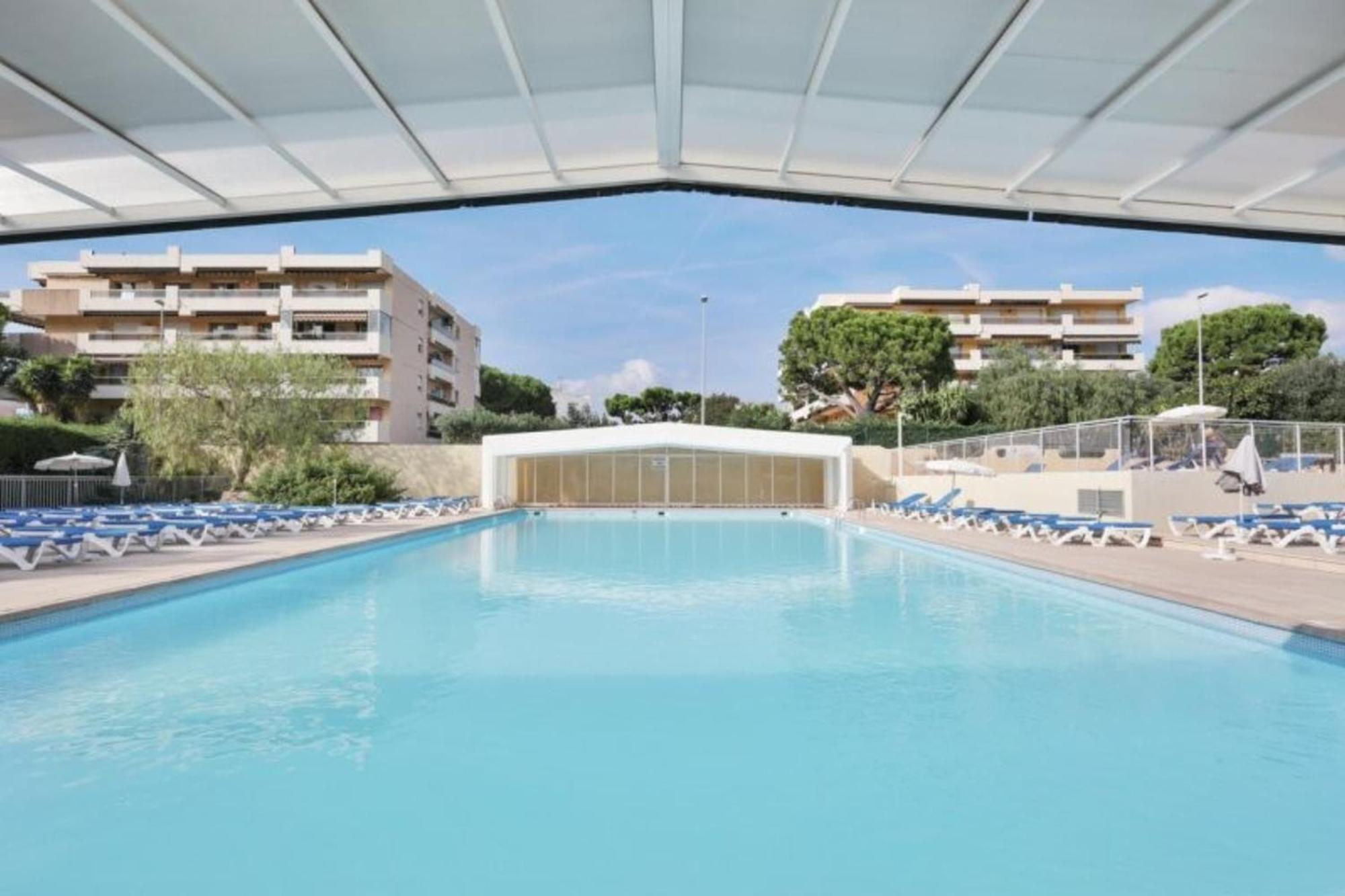 06U - Beautiful Studio In Residence - Swimming Pool And Tennis Court Saint-Laurent-du-Var Kültér fotó